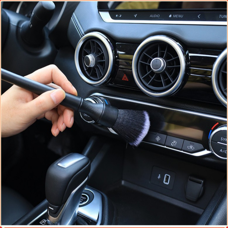 Seat Cleaner Fabric - Premium Soft Bristle Car Detailing Brush