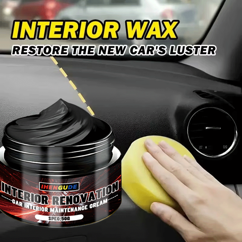 Trim Restorer Plastic - 50g Car Interior Maintenance Cream Blackening