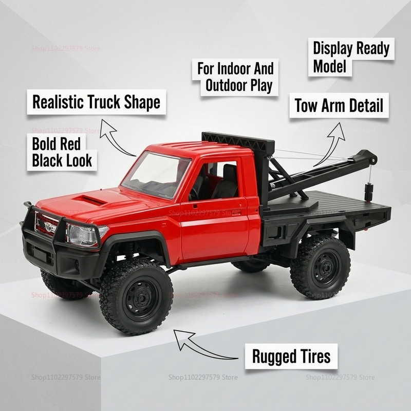 RC Rock Crawler 4x4 MN82T RC O - огляд і ціна Dirt Brush Interior