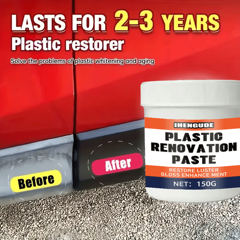 Car Plastic Polish Wax, Plasti - огляд і ціна Trim Restorer Plastic