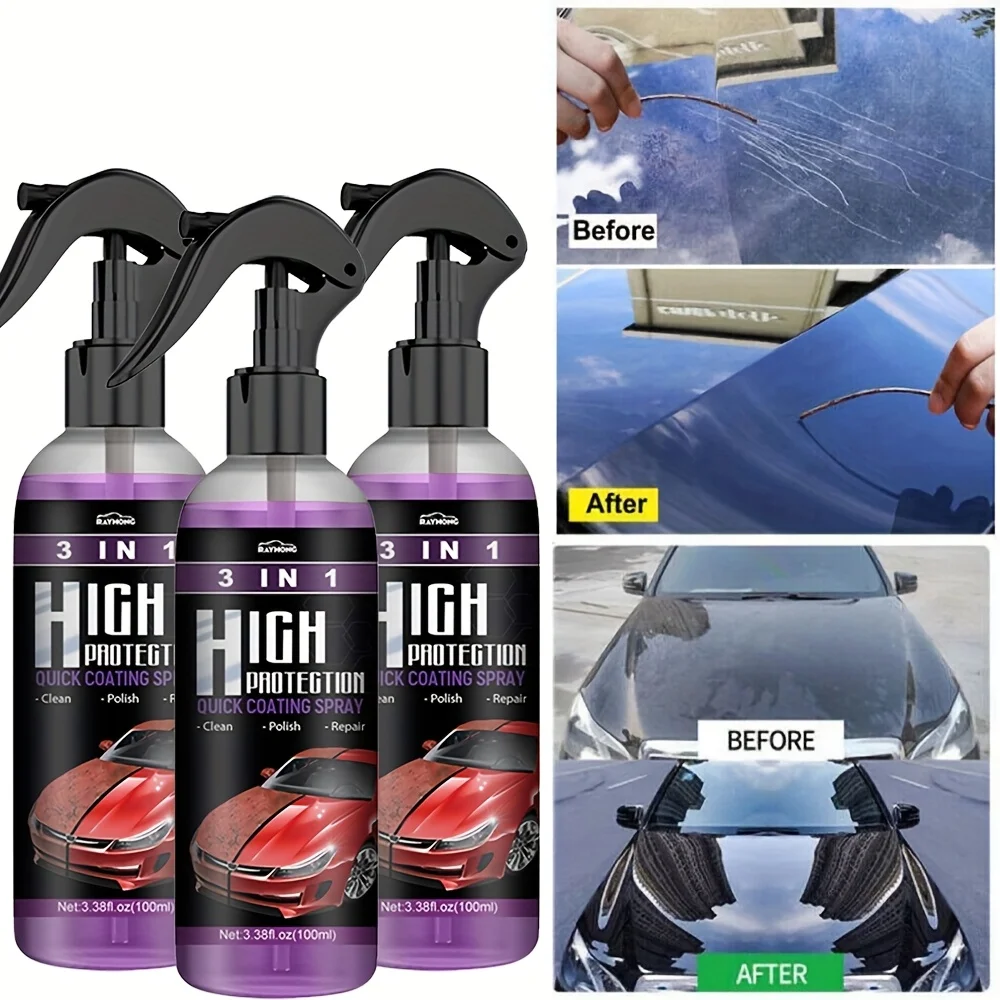 3 in 1 Car Ceramic Liquid Coat - огляд і ціна Car Wax Ceramic Coating